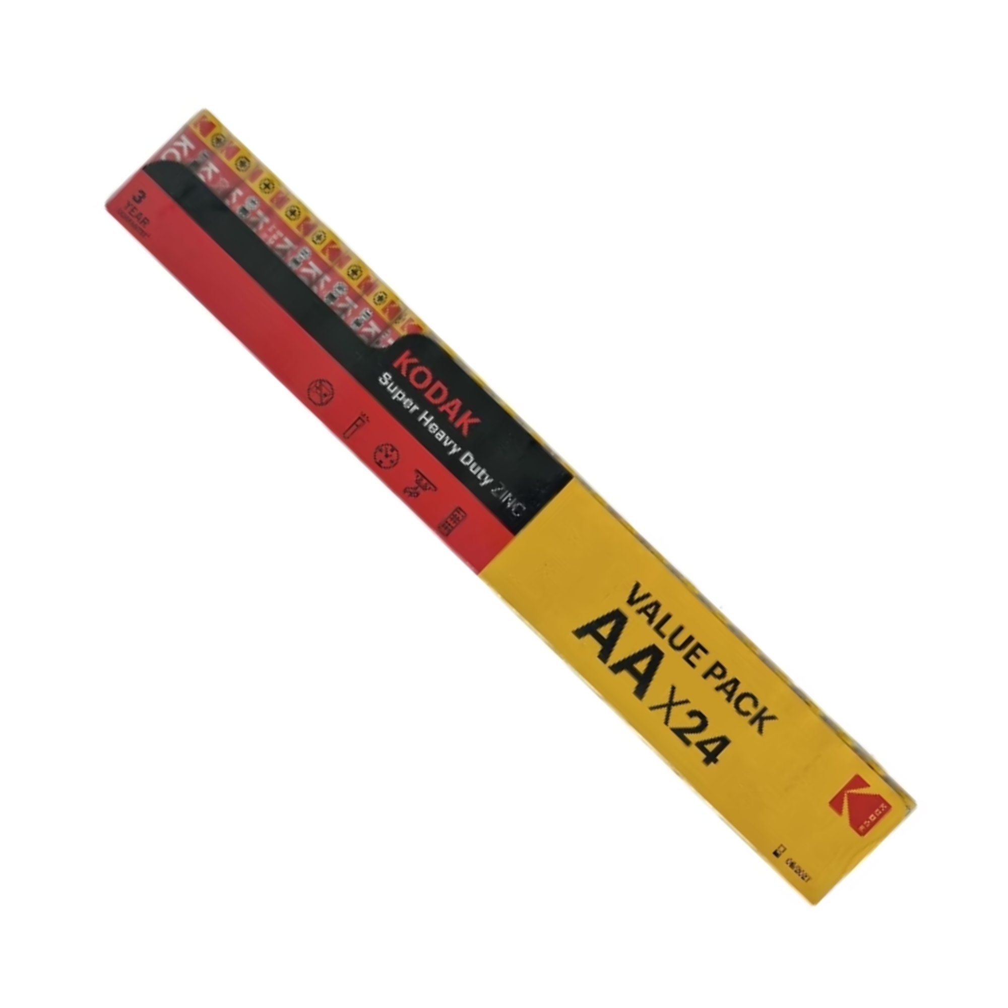 Kodak Super Heavy Duty Zinc AA Batteries - Pack of 24
