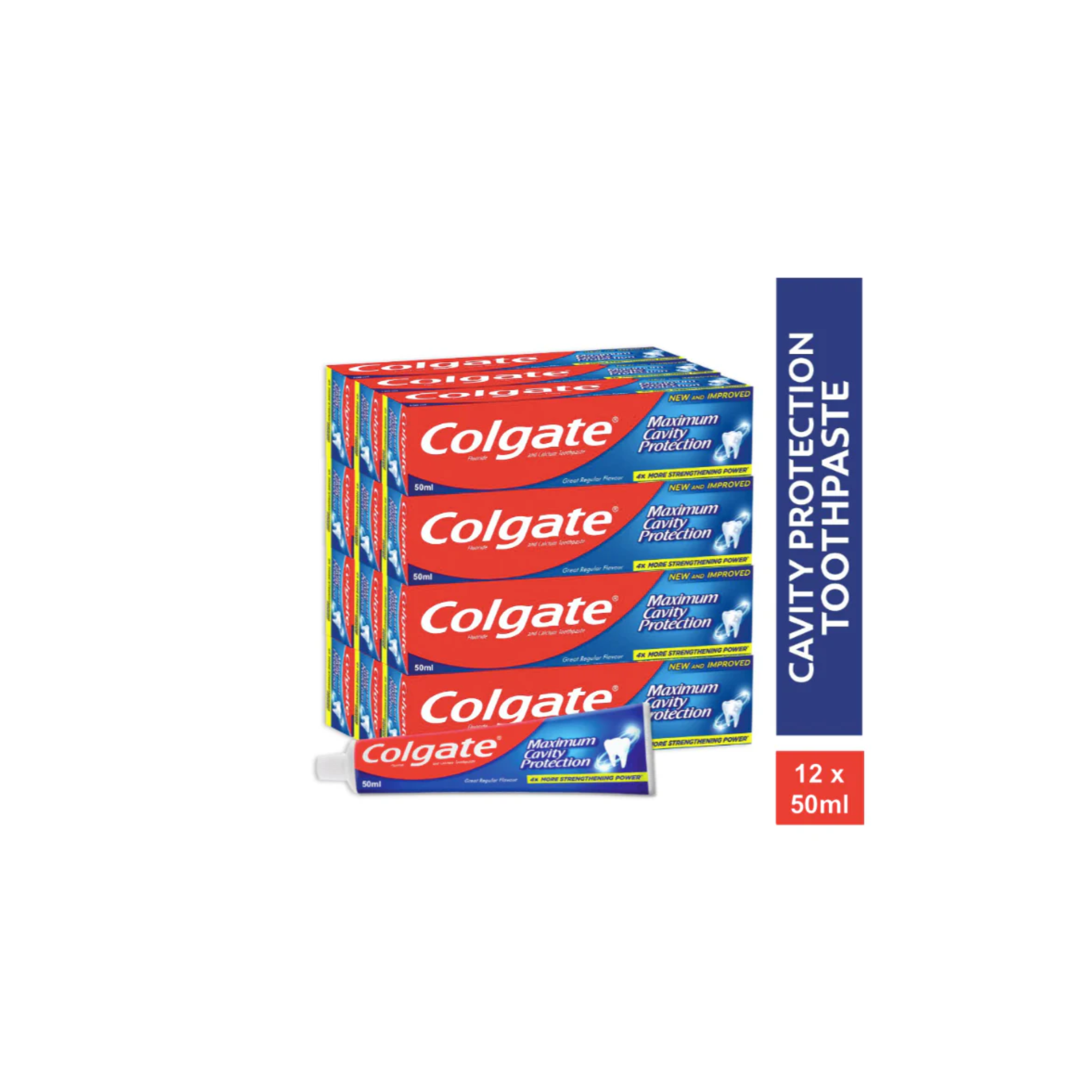 Colgate Maximum Cavity Protection Regular Toothpaste - 12 X 50ml