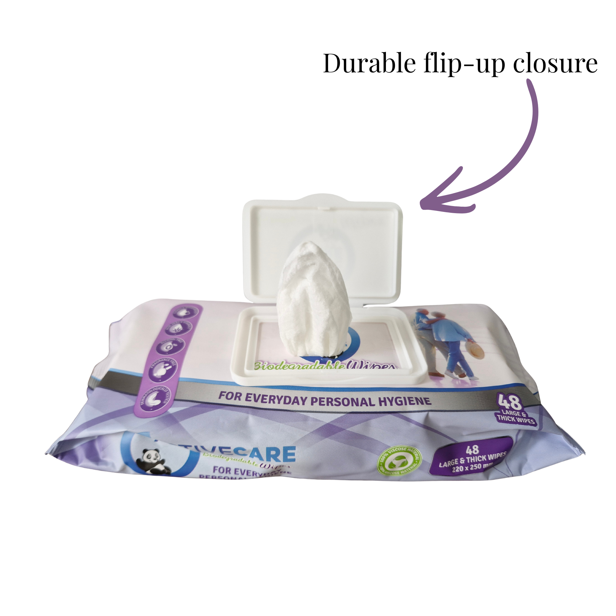 Active Care Adult Wipes - Pack of 2