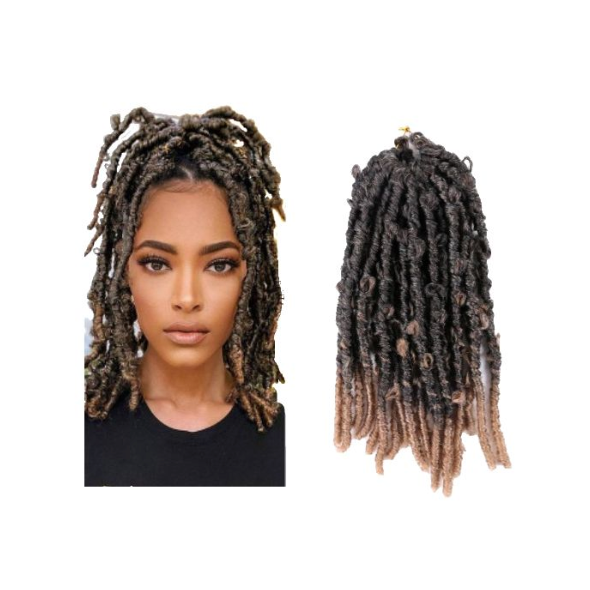Butterfly Locs - Tress-Licious - 14 inch - (Pack of 2) - 1B/27