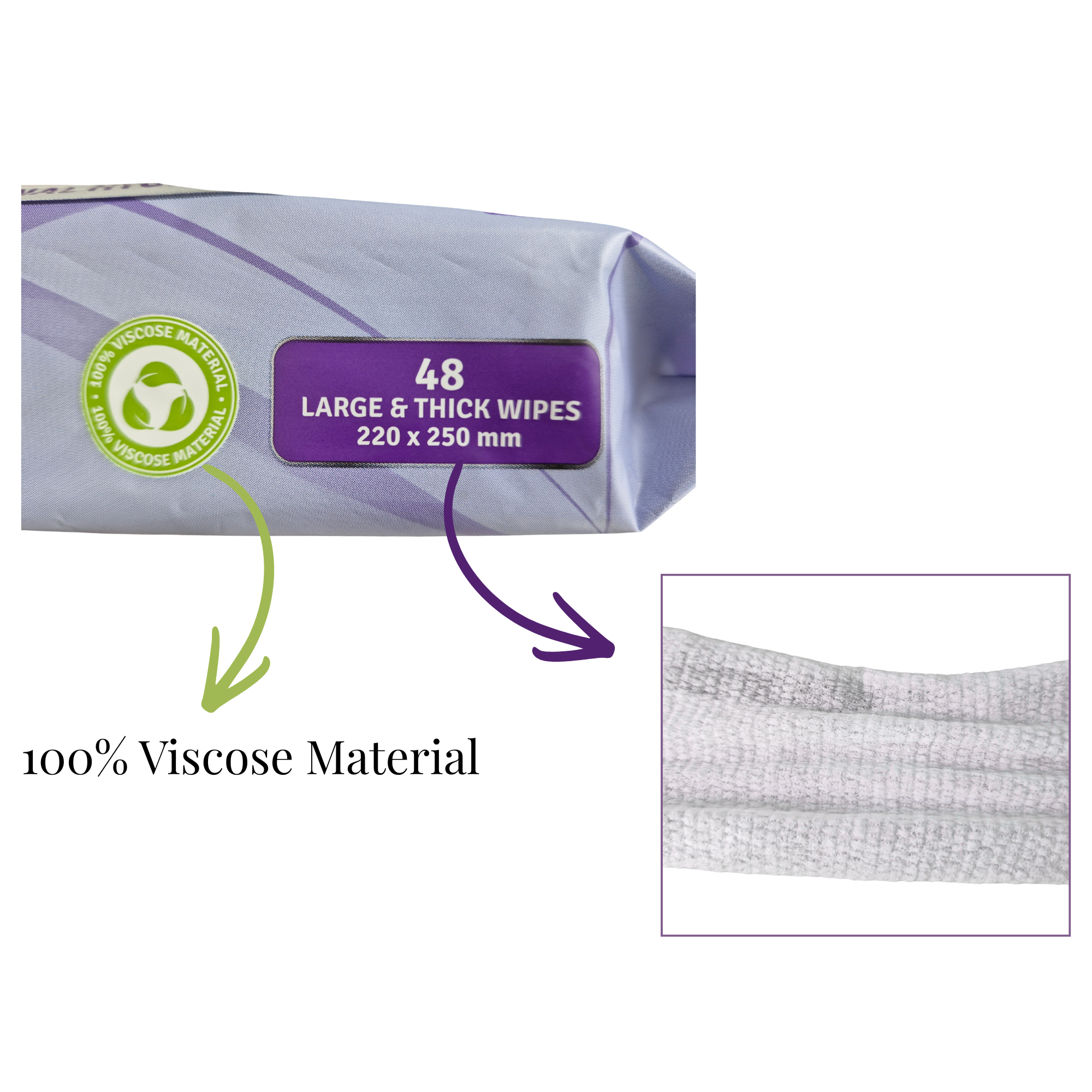 Active Care Adult Wipes - Pack of 2
