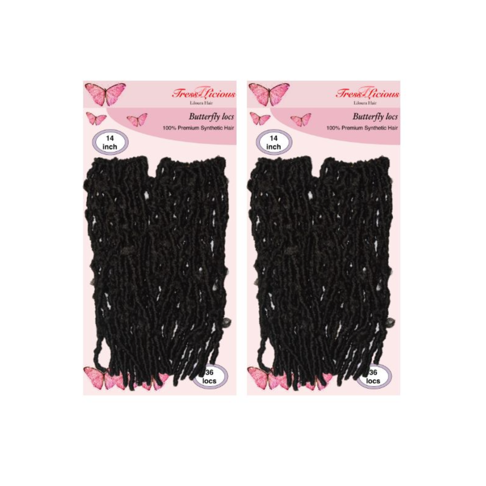 Butterfly Locs - Tress-Licious - 14 inch - (Pack of 2) - #1