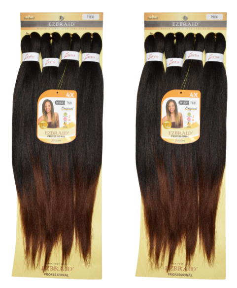 Braiding Hair #T1B/30 - EZBraid - 26 (52) inch - (Pack of 2)
